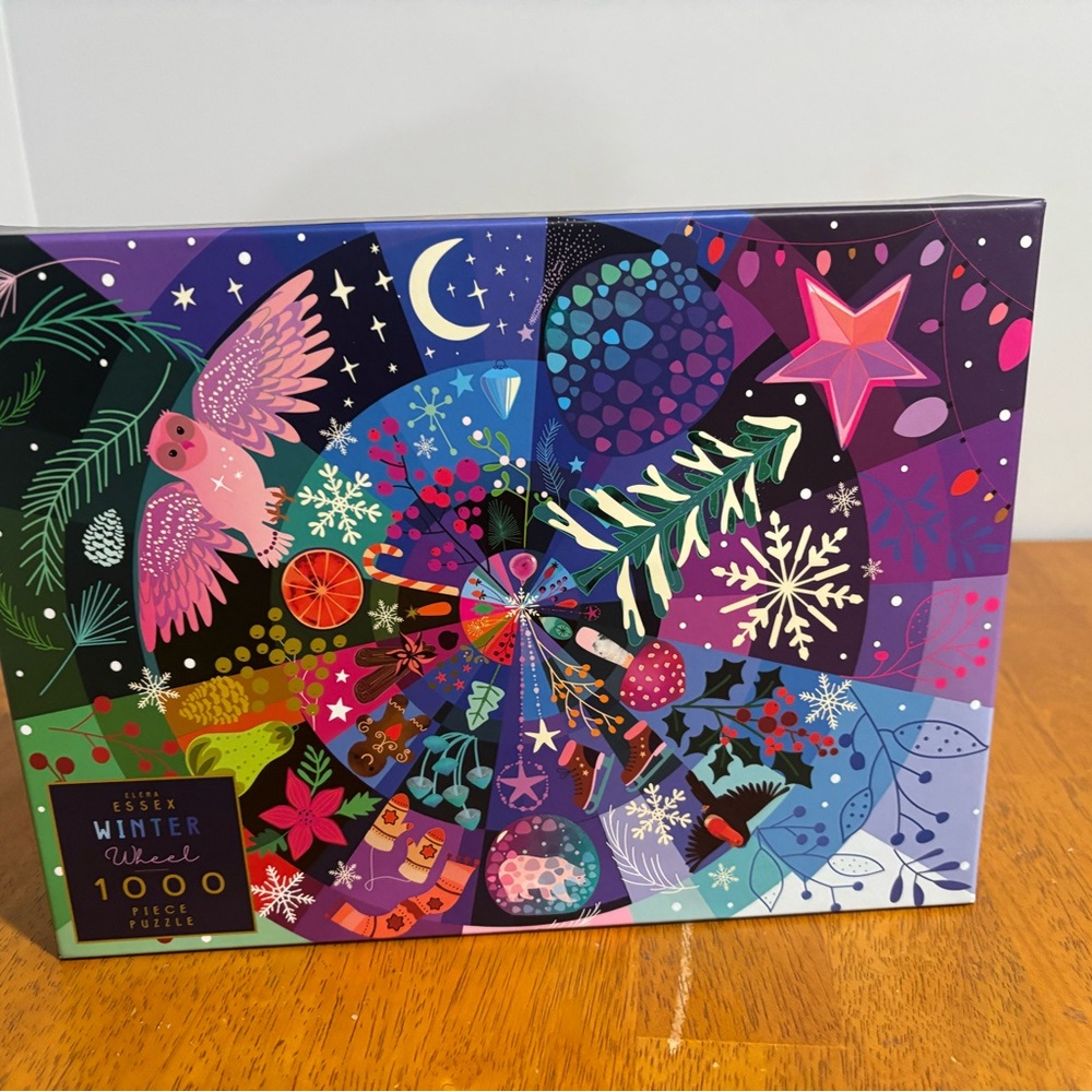 Elena Essex Winter Wheel 1000 Piece Puzzle
